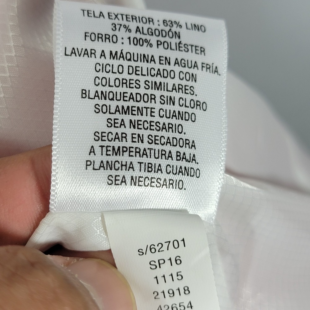 INC International Concepts Men's Sport Coat Blazer Coral Pink Linen Blend‎ Small - Picture 7 of 16
